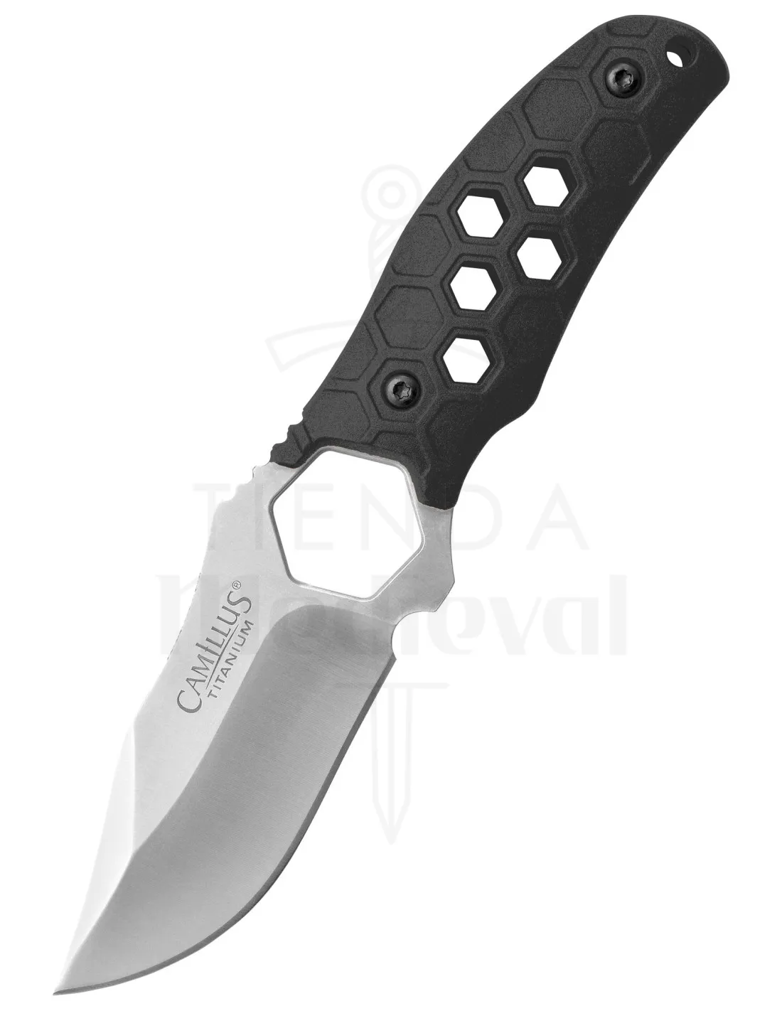 Cuchillo Outdoor Camillus modelo COMB, con funda