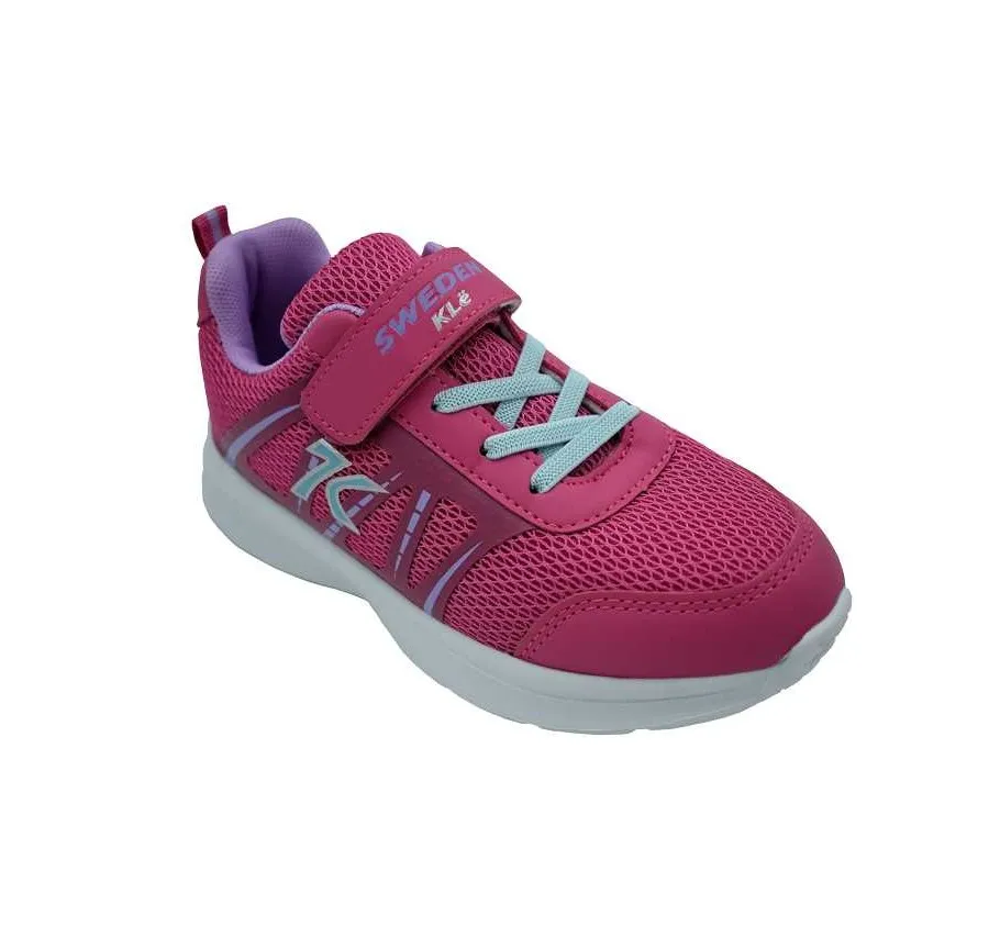 DEPORTIVO SWEDEN KLE 318513 XUXA VELCRO Y ELÁSTICOS FUXIA MUY CÓMODA PARA NIÑAS 27120