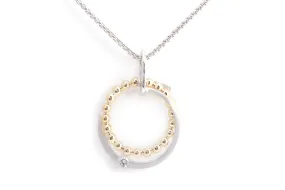 Dije Orbita BEADS - Oro 18k combinado