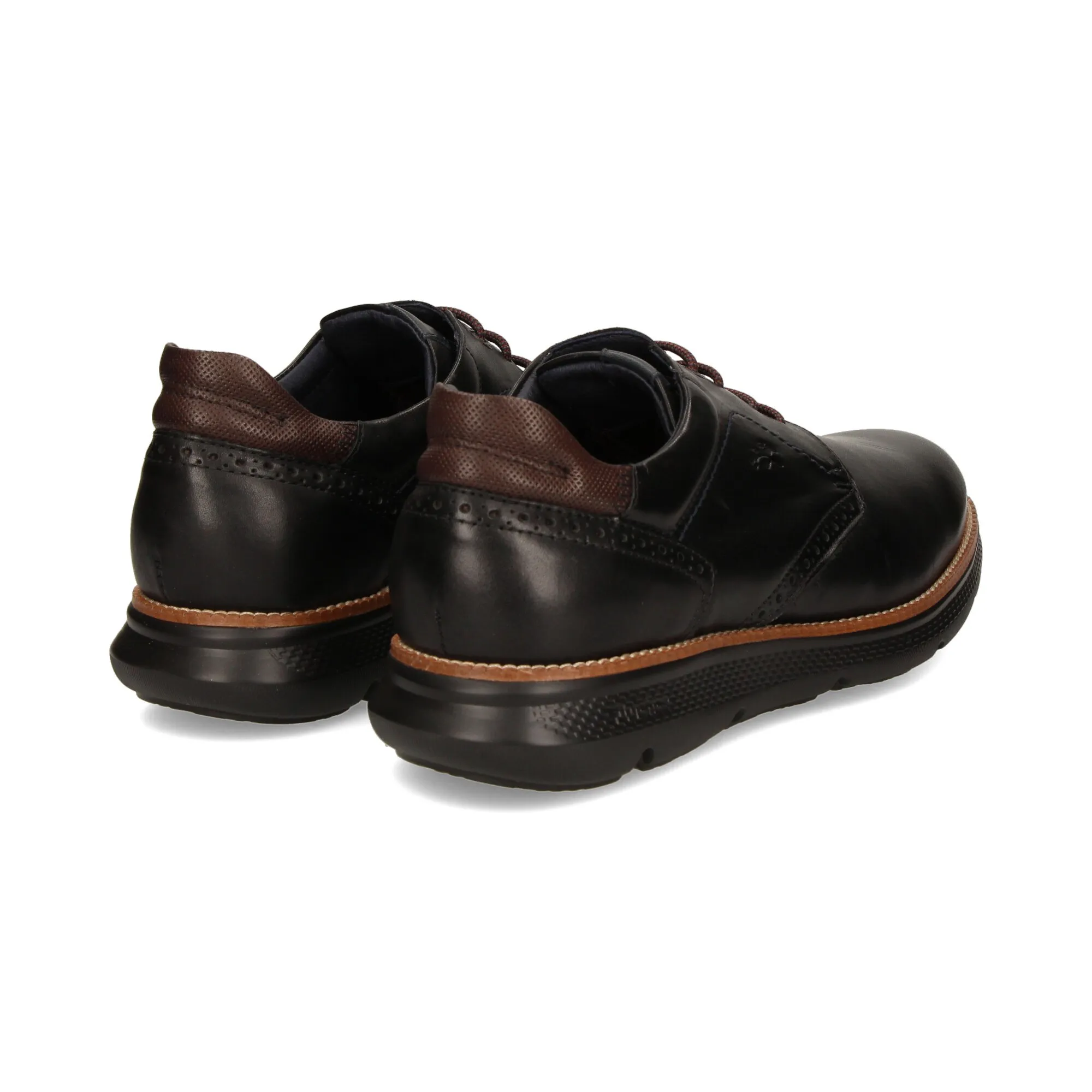 FLUCHOS Zapatos de vestir de Hombre NEGRO