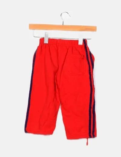 GINKANA Pantalón rojo deportivo