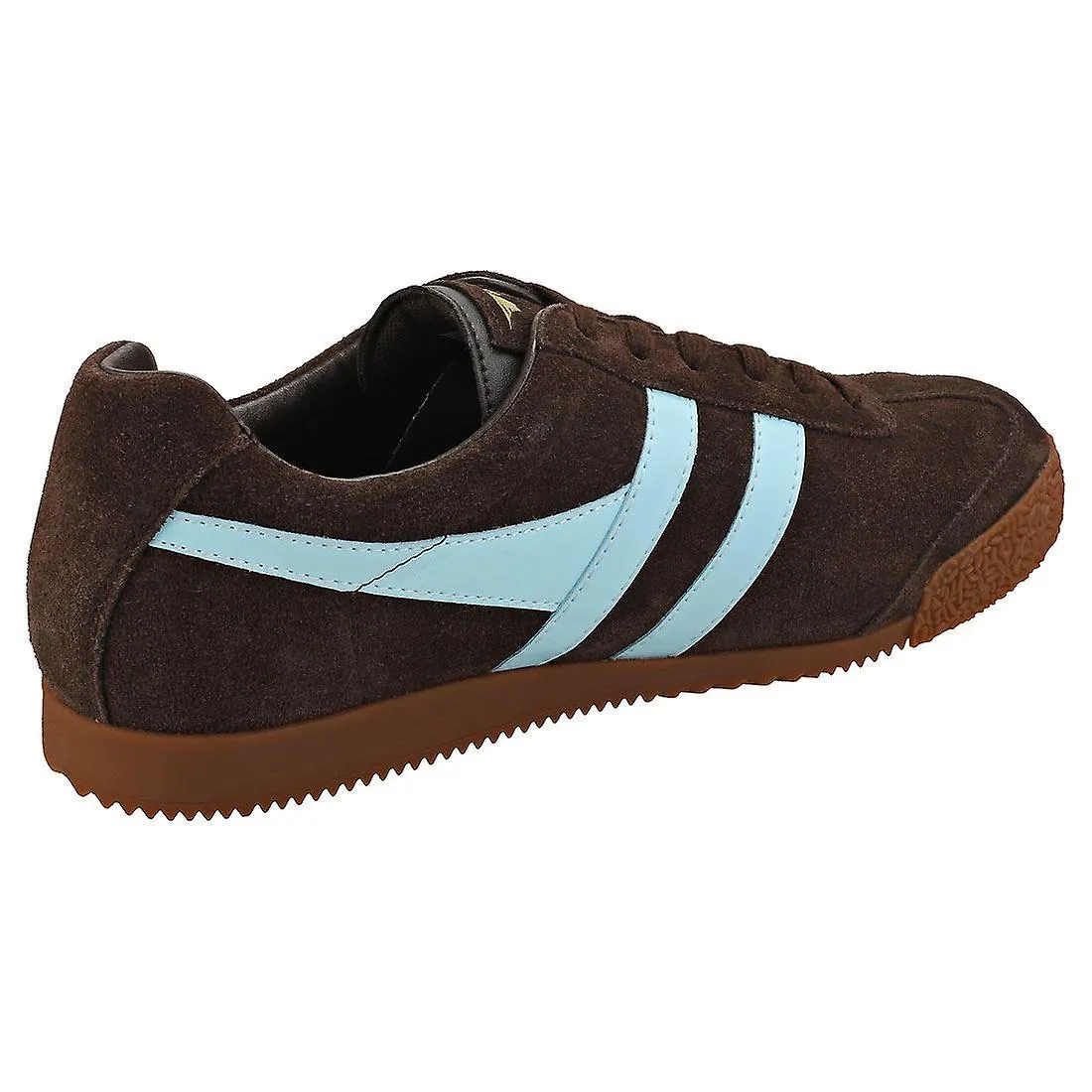 Gola Harrier Unisex Entrenadores Clásicos en Marrón Oscuro