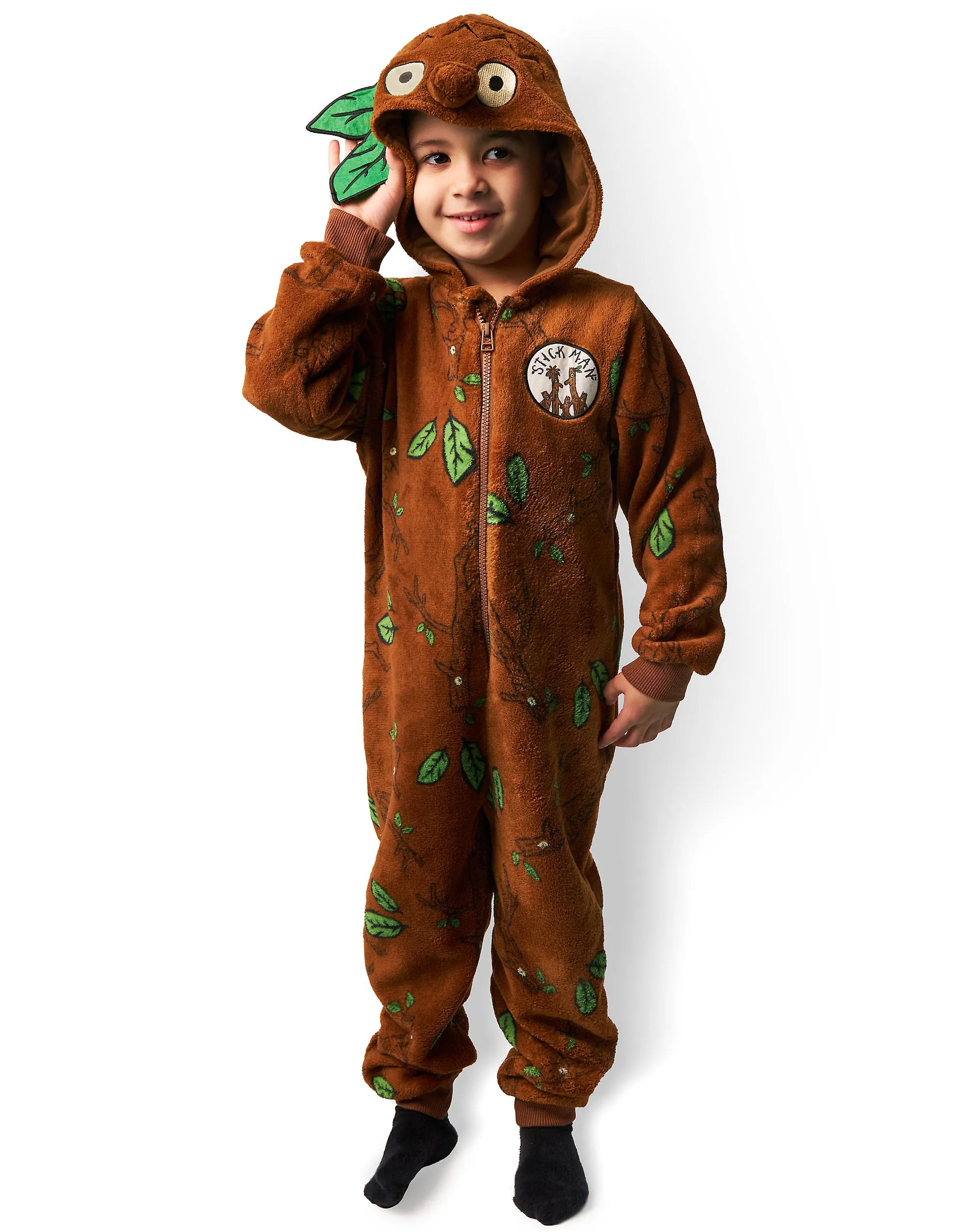 Gruffalo & Friends Unisex Kids Onesie Brown Stickman