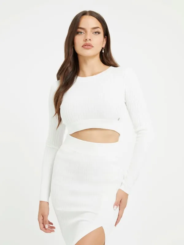 GUESS Cut-Out Sweater Top