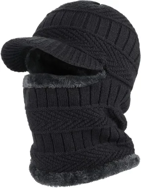 Hat With Soft Neck Warmer, Neutral Windproof And Warm Ski Mask, Suitable For Outdoor Sports