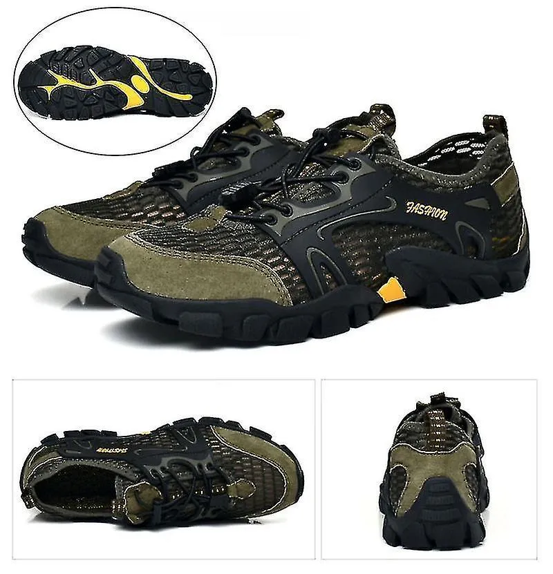 Hiking Shoes Men's Anti-slip Breathable Outdoor Sports Shoes Men's Climbing Tactical Shoes Water Sports Shoes