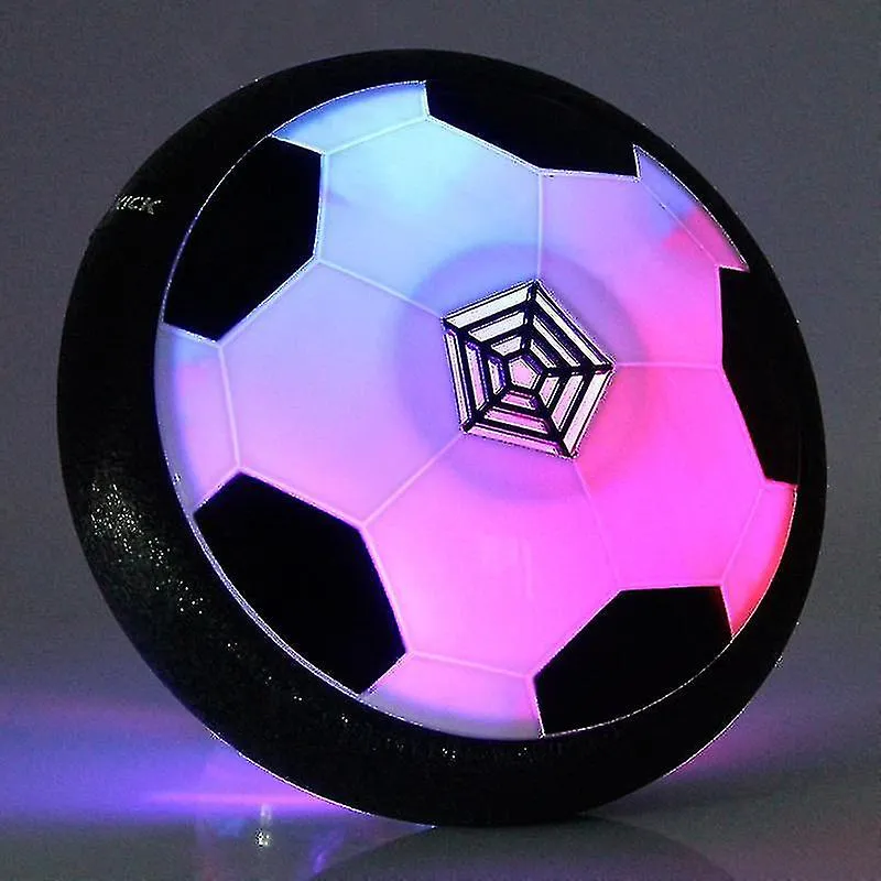 Hover Soccer Ball, Rechargeable Air Power Floating Football Soccer With Led Light, Indoor Outdoor Sport Ball 18cm