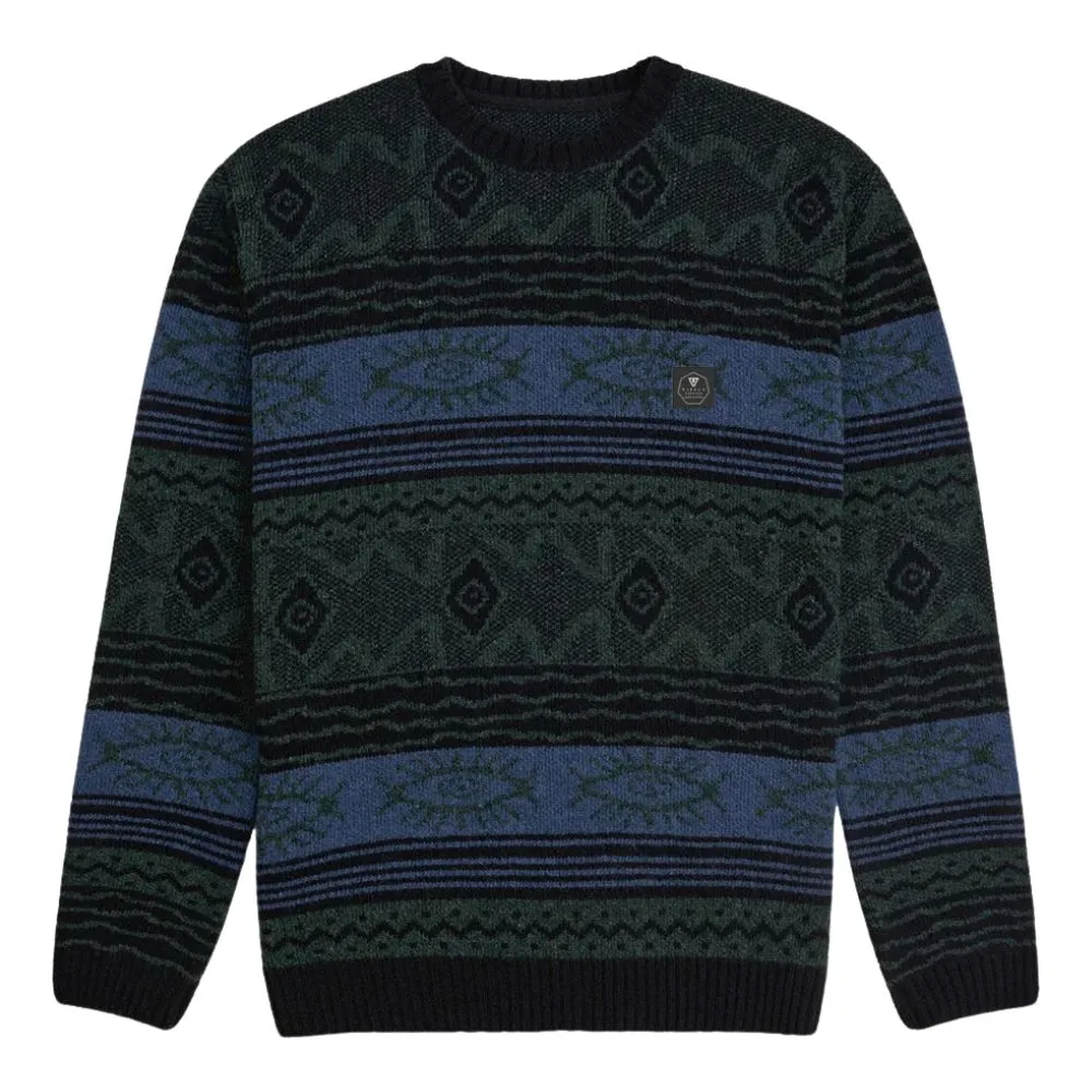 JERSEY VISSLA BLUR JACQUARD CREW SWEATER