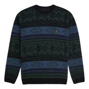 JERSEY VISSLA BLUR JACQUARD CREW SWEATER