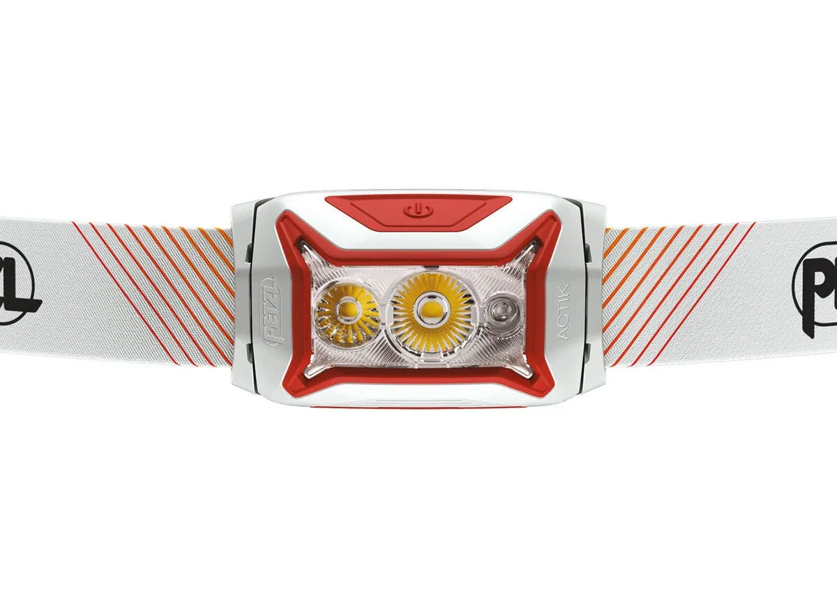 Linterna Frontal Outdoor Petzl Actik Core Rojo/Blanco