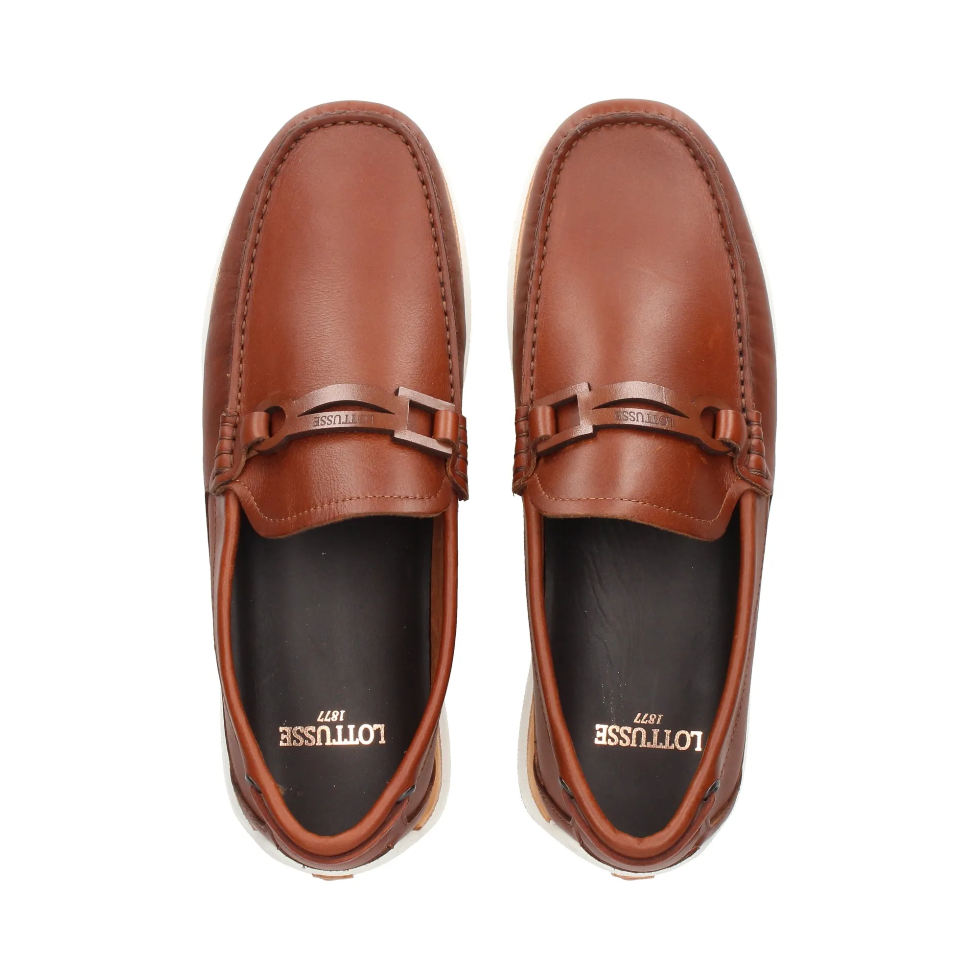 LOTTUSSE Mocasines de Hombre 001 CUERO