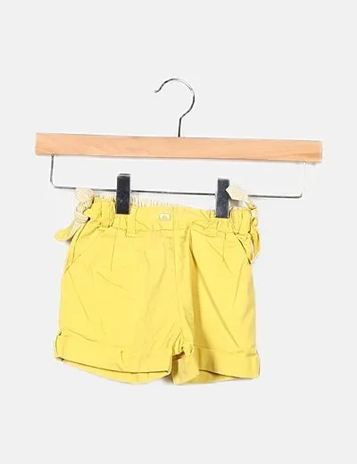 Mayoral Pantalón amarillo lazo