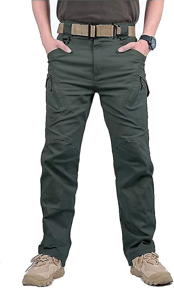 Men's Assault Tactical Pants Lightweight Cotton Outdoor Military Combat Cargo Trousers - Snngv