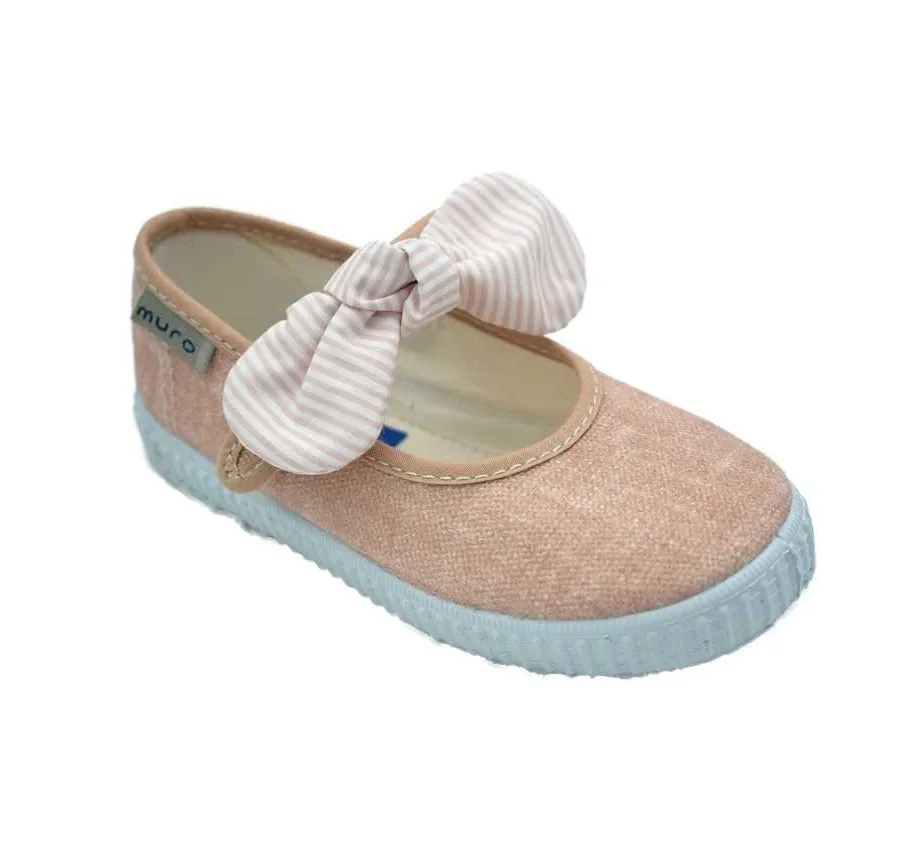 MERCEDITAS MURO 260 VELCRO PLAYERA SALÓN CORAL ADORNO LAZO DE RAYAS 26524