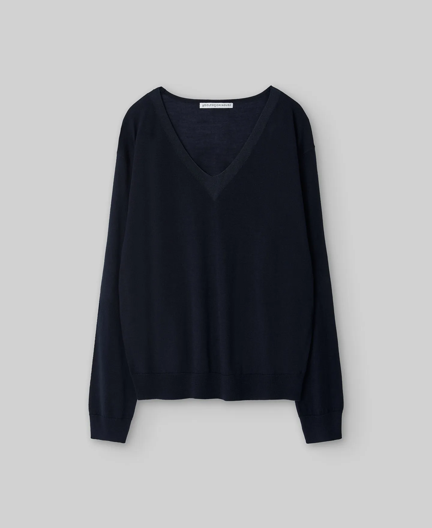 Merino wool and silk knit sweater woman