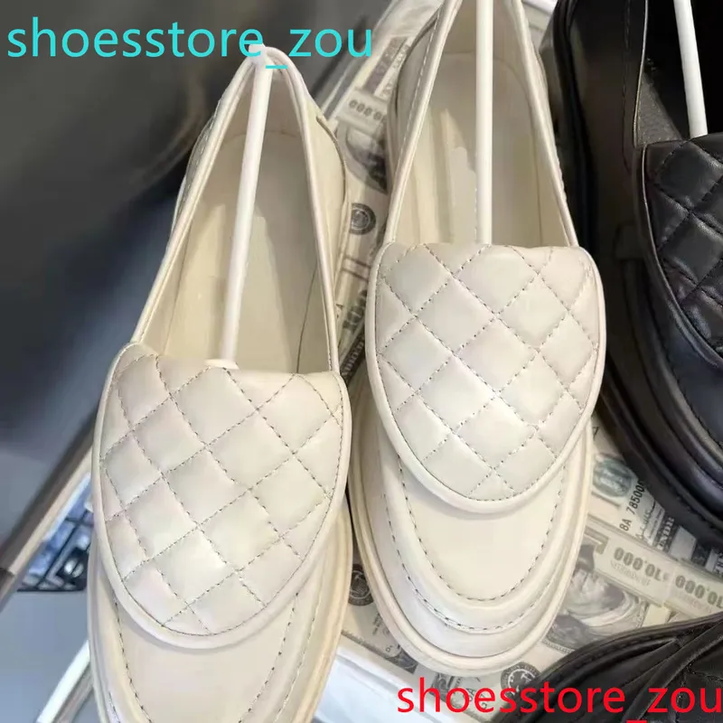 mocasines acolchados de diseñador Zapatos de vestir 100% cuero real Tamaño 35-41 Mocasines de mujer Mocasines Zapatos planos Pie