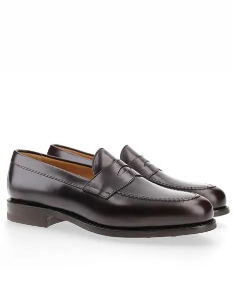 Mocasines Berwick 9628 en marrón suela goma