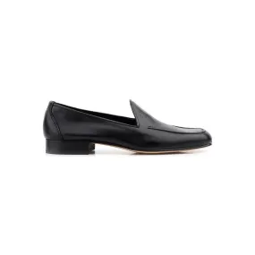 Mocasines de hombre de piel negros by