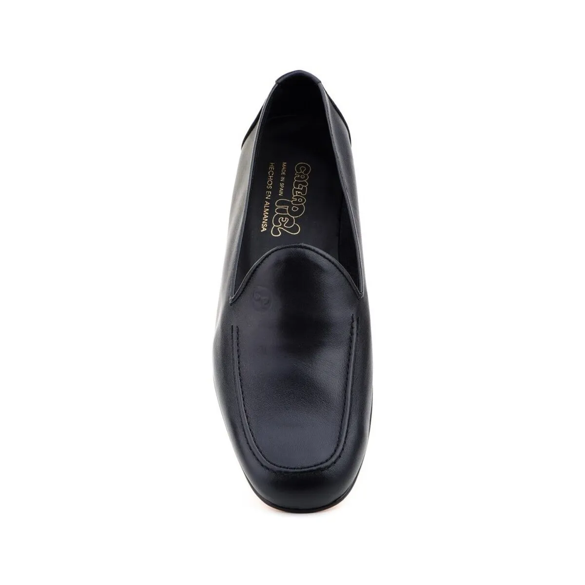 Mocasines de hombre de piel negros by