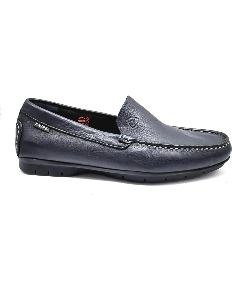 Mocasines de Hombre SNIPE MOCASINES EN PIEL MARINO