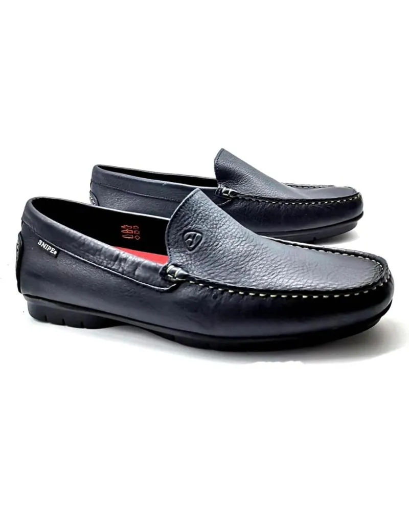 Mocasines de Hombre SNIPE MOCASINES EN PIEL MARINO