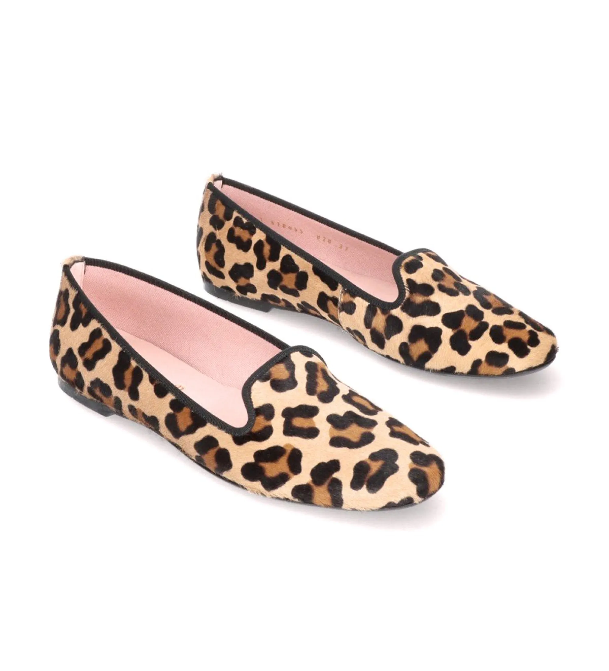 Mocasines de piel Faye animal print