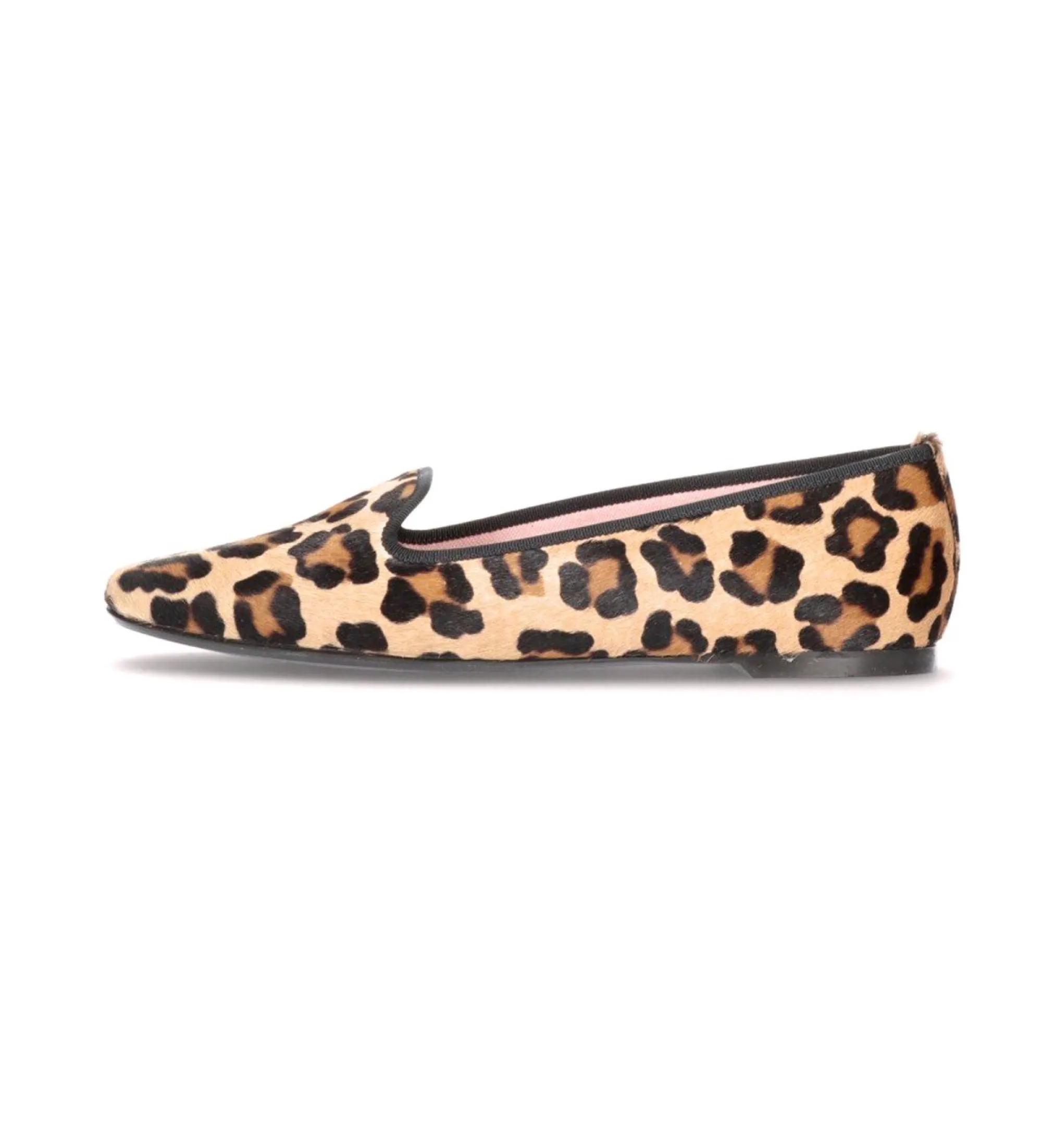 Mocasines de piel Faye animal print