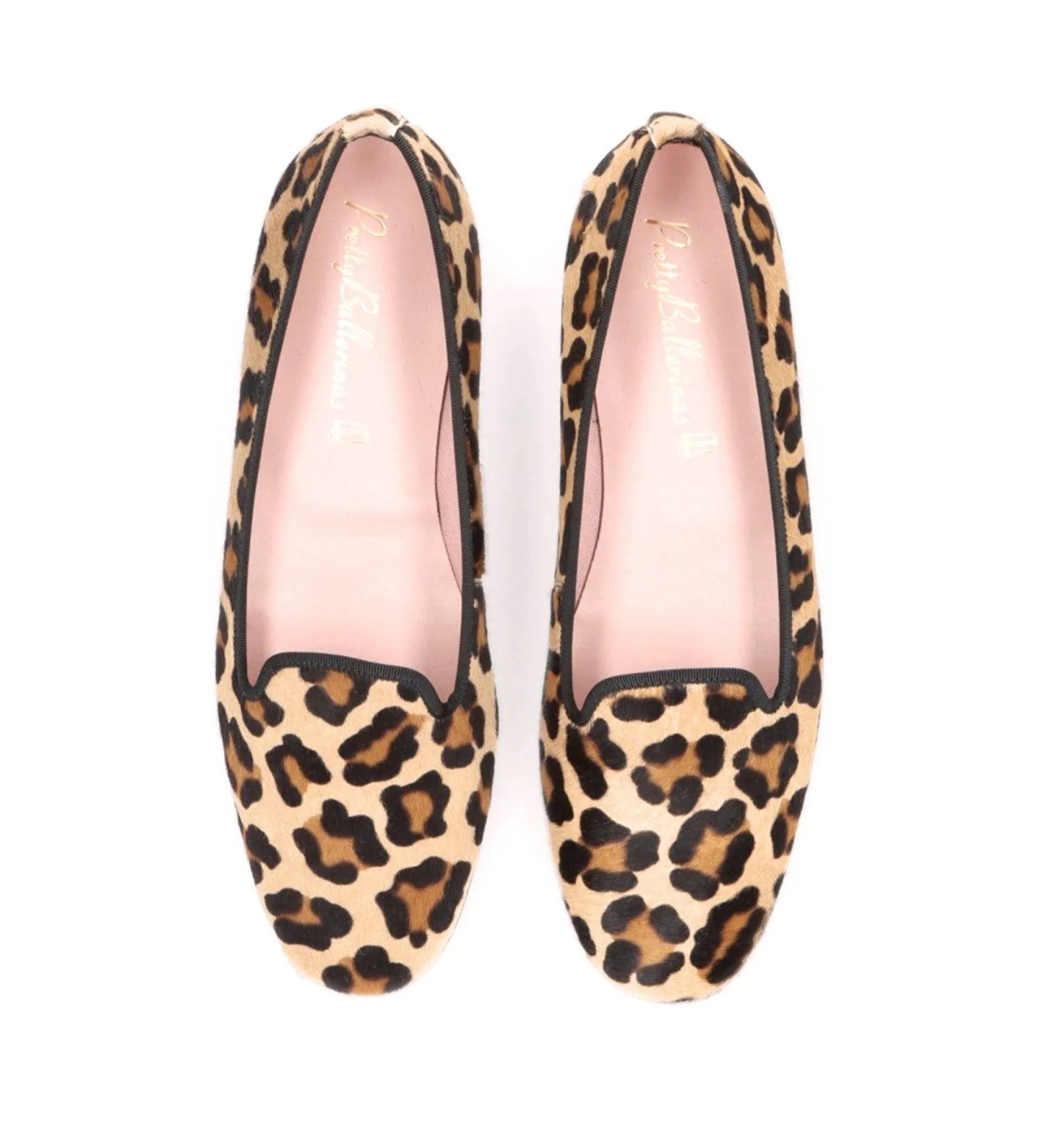 Mocasines de piel Faye animal print