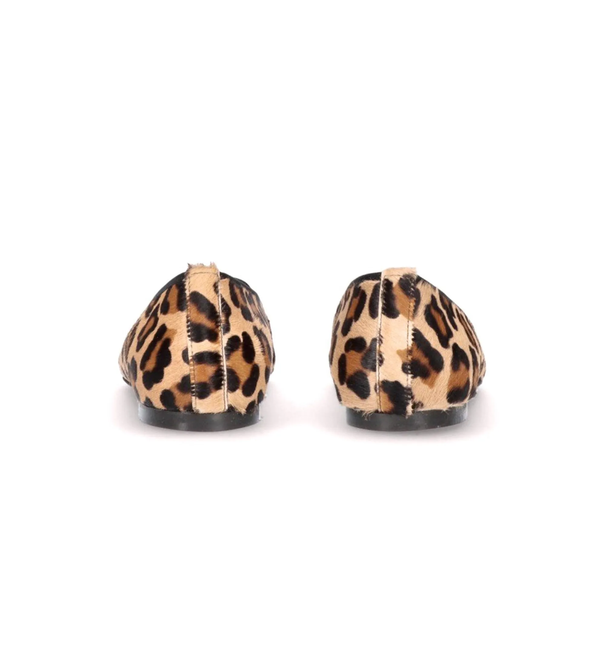 Mocasines de piel Faye animal print