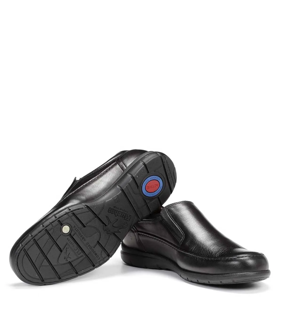 MOCASINES DE PIEL PARA HOMBRE FLUCHOS LUCA 8499 NEGRO