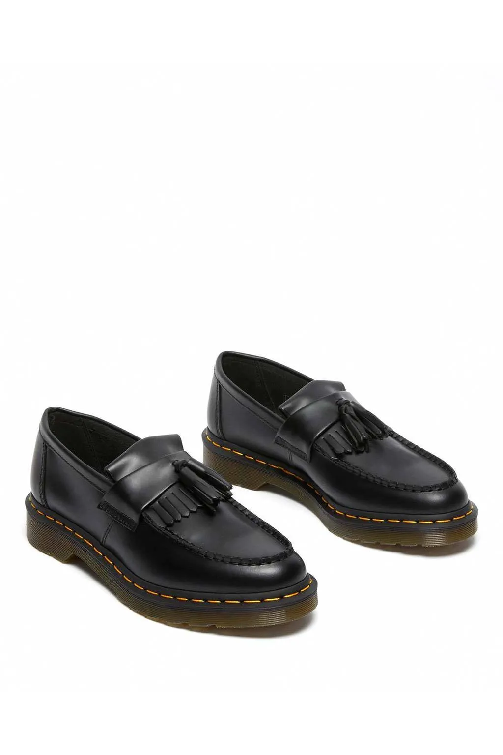 Mocasines Dr Martens adrian yellow stitch black smooth 22209001