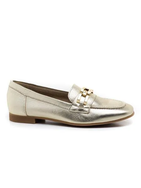 Mocasines Pitillos 5641 Dorado para Mujer