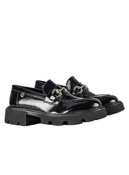 Mocasines Popa Zintia Antik Negro para Mujer