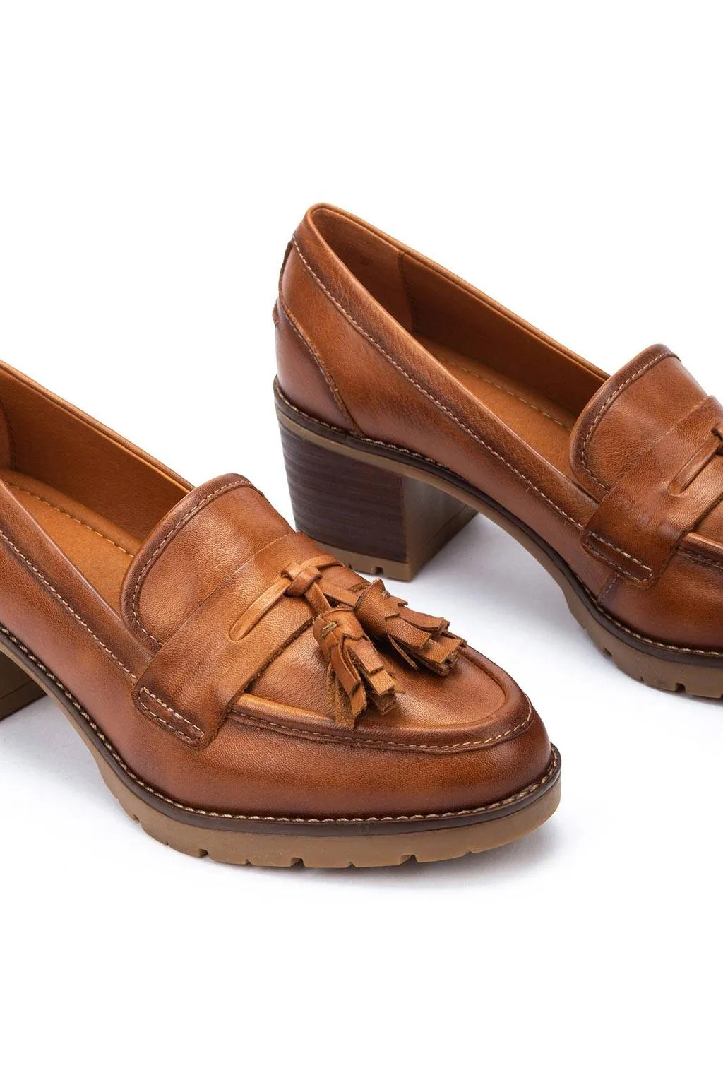 mocasín mujer Pikolinos llanes w7h 3719 brandy