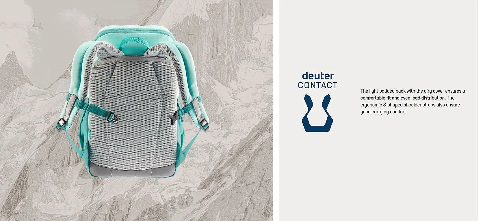 mochila Deuter Kikki 8 - Glacier/Dustblue - kid´s