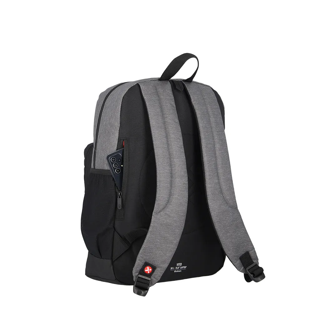 Mochila para laptop hombre Vito 15.6'' gris