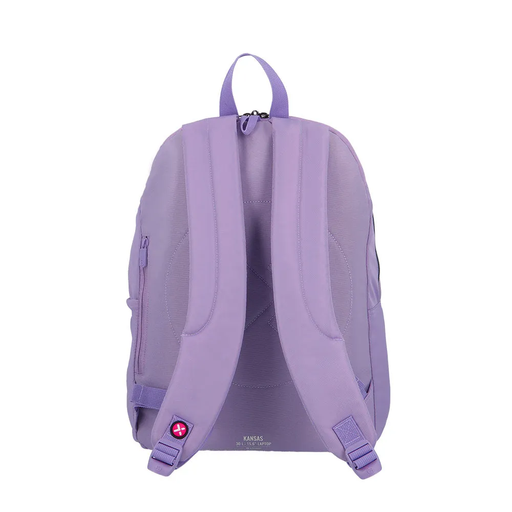 Mochila para laptop mujer Kansas 15.6'' lila