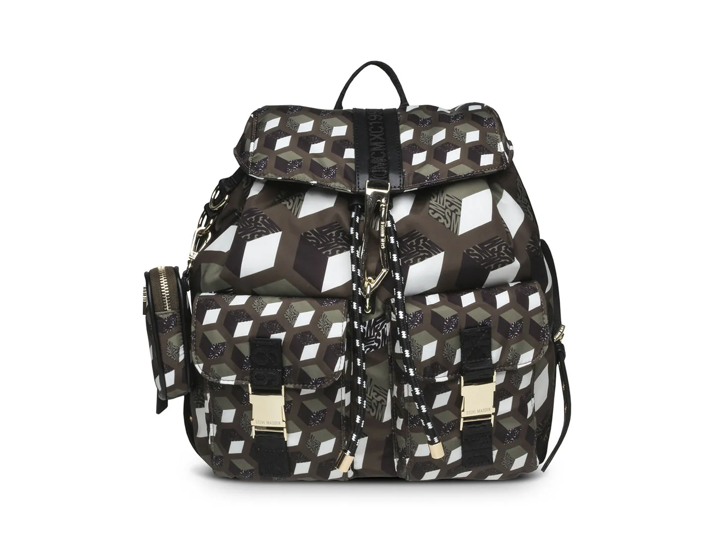 Mochila Steve Madden Broog Color Olivo