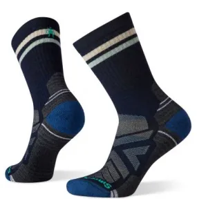 Mujer Smartwool Hike Light Cushion Tube Stripe Crew (Deep Navy)