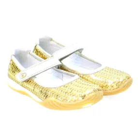 NATURINOMerceditas niña velcro lentejuelas oro Naturino Cayon