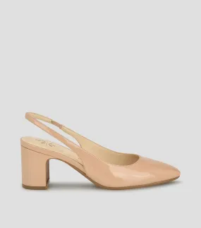 Nine West Zapatillas Slingback con tacón bajo ancho Mujer