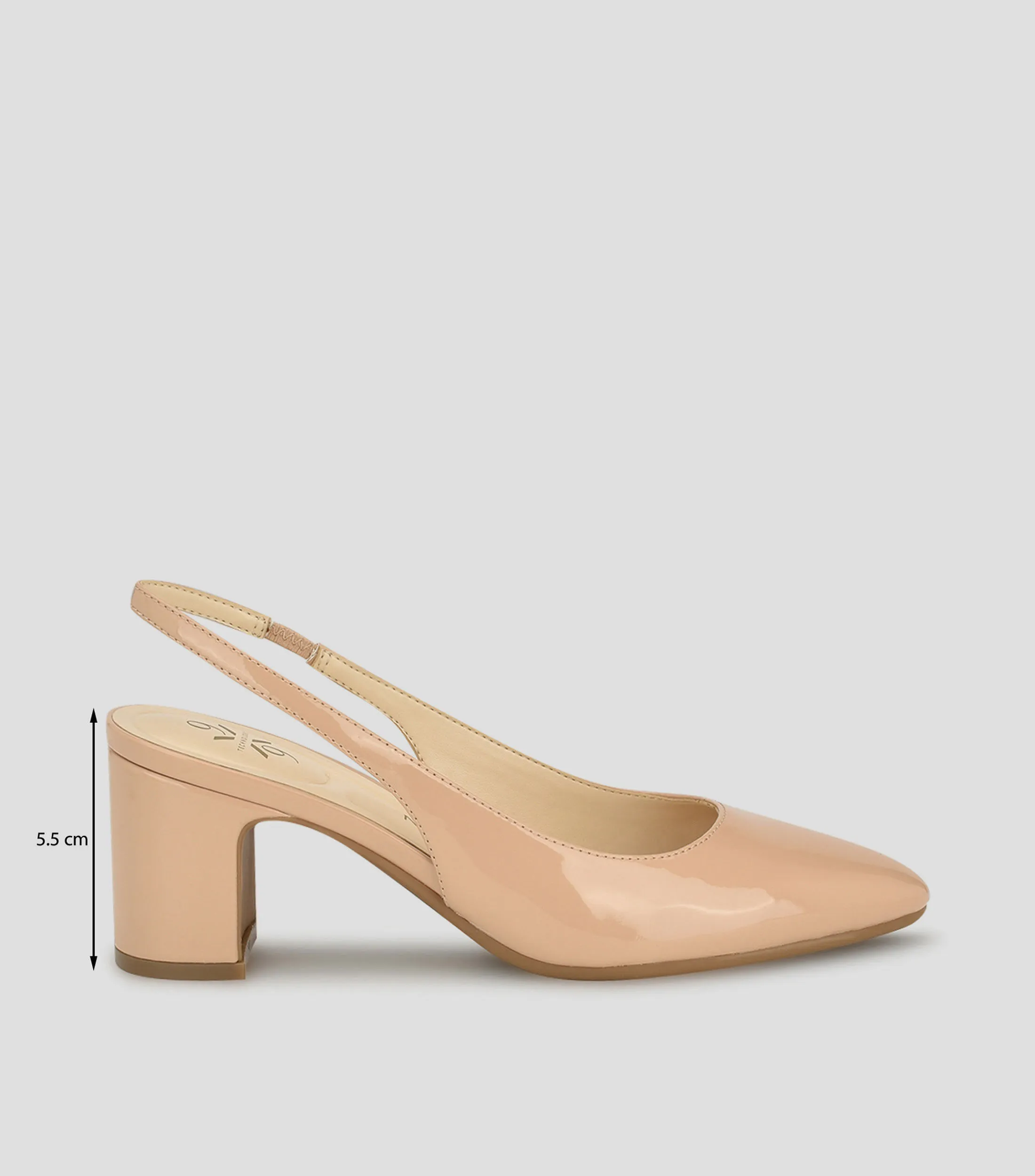 Nine West Zapatillas Slingback con tacón bajo ancho Mujer