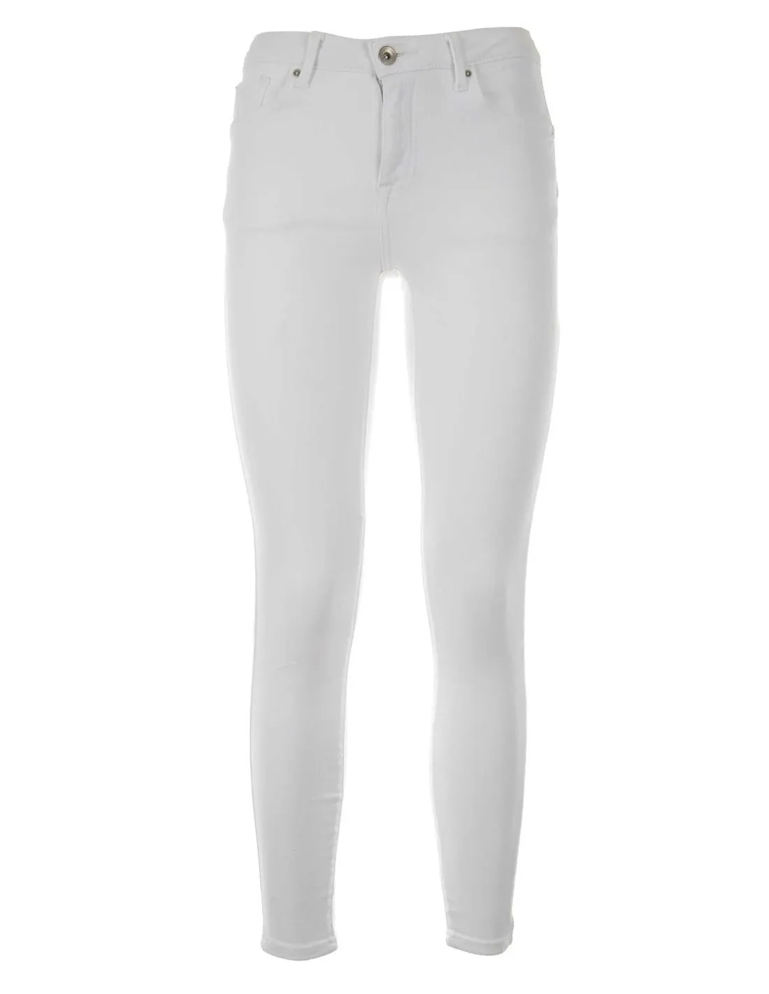 ONLY - Jeans blancos onlPower Mid Pushup SK 15250153 Mujer