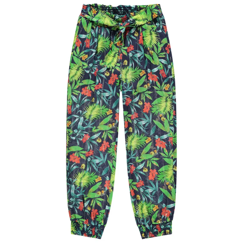 Orchestra Pantalón fluido estampado tropical