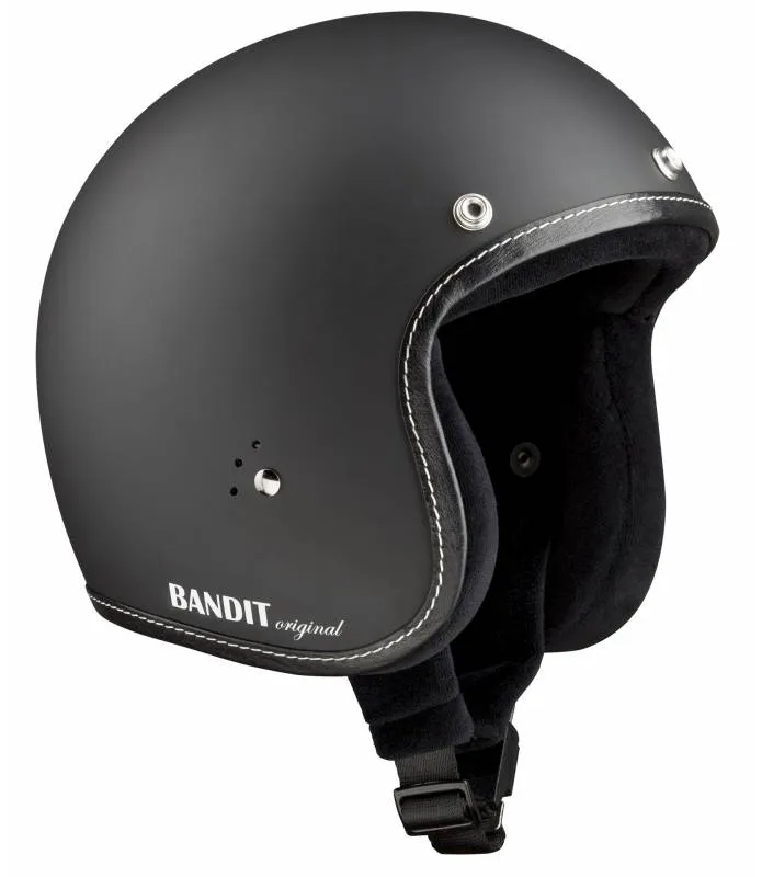 OUTLET Casco moto Bandit Premium 20 anniversary NEGRO MATE Open face NO Homologado ANTES 119,95 AHORA 79,95