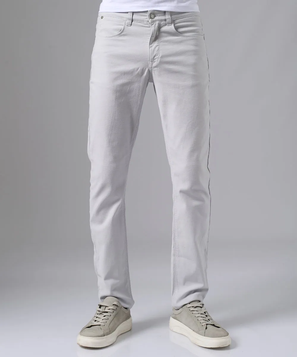 PANTALÓN BROKEN SLIM FIT GRIS PV25