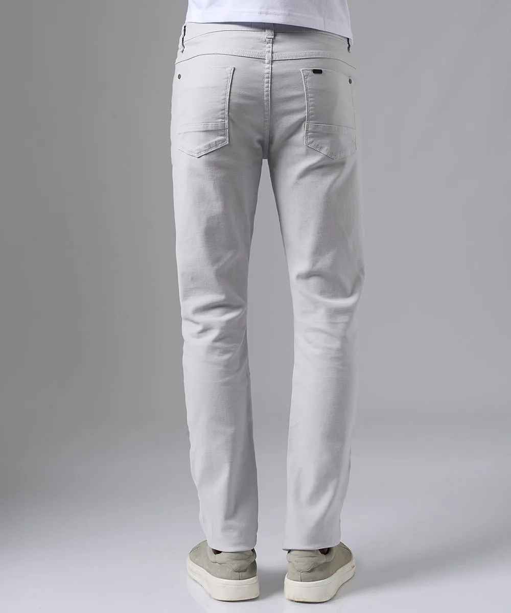 PANTALÓN BROKEN SLIM FIT GRIS PV25