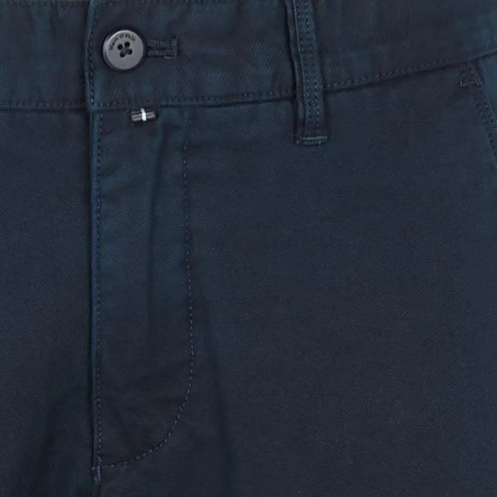 Pantalón chino slim fit de mezcla de algodón en azul