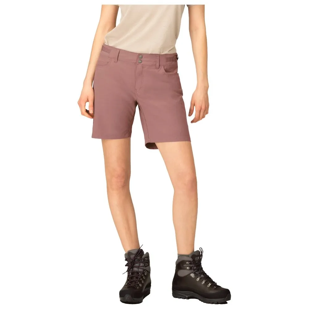 Pantalón corto de trekking Norrona Femund Cotton Short W Grape Shake