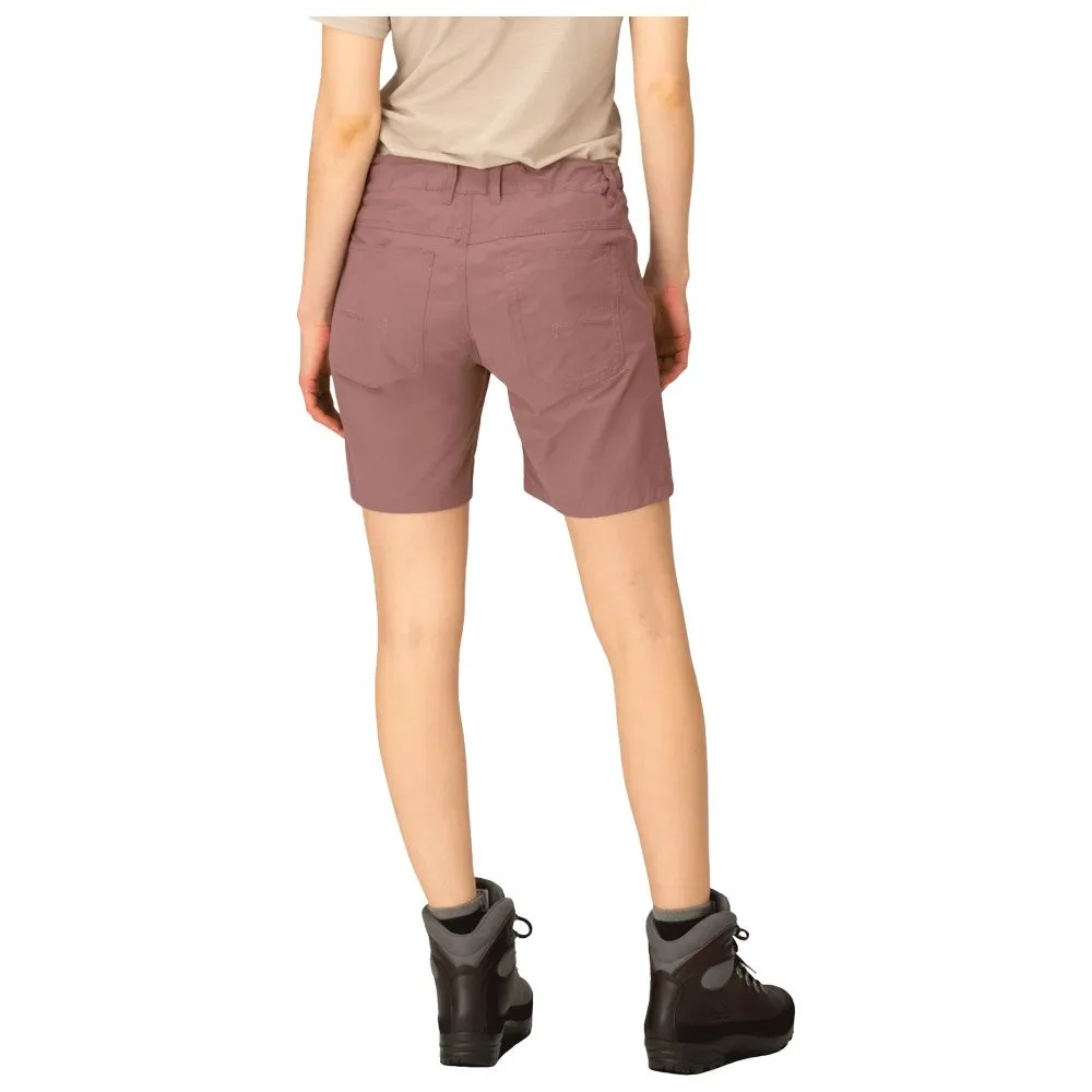 Pantalón corto de trekking Norrona Femund Cotton Short W Grape Shake